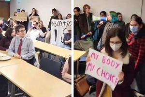 “We are not allowing you to continue this talk”: Edinburgh students disrupt pro-life presentation in “anti-free speech” protest